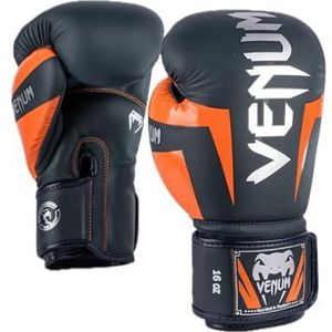 Venum Elite (Kick)Bokshandschoenen Navy Zilver Oranje 12 OZ