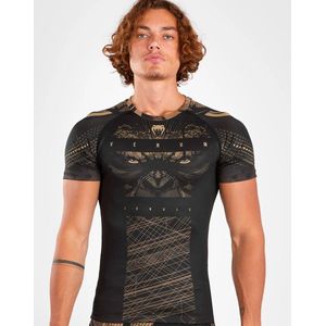 Venum Gorilla Jungle Rashguard korte mouwen - zwart/zand - M