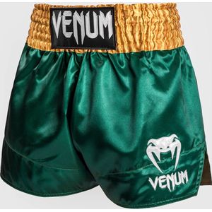 Venum Classic Muay Thai Shorts Groen Goud Wit Maat XXL