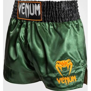 Venum - Classic Muay Thai Shorts - Groen Zwart Goud