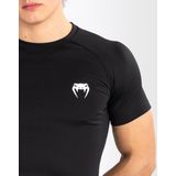 Venum - Contender - Rashguard - Zwart Wit - Korte Mouwen
