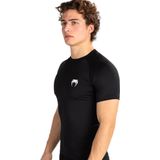 Venum - Contender - Rashguard - Zwart Wit - Korte Mouwen