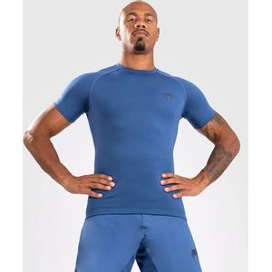 Venum - Contender - Rashguard - Zwart - Compressieve Pasvorm, Korte Mouwen