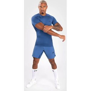 Venum - Contender - Rashguard - Blauw - Korte Mouwen