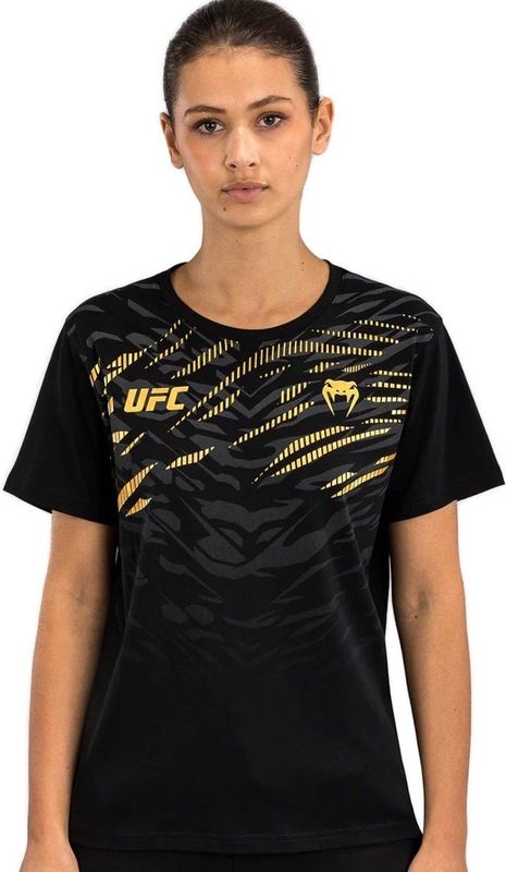 UFC Fusion Venum Replica T-Shirt Dames Champion Goud