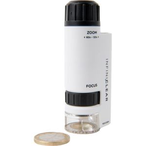 Cokin TO3-IC120M Elektronische microscoop met geïntegreerde led, draagbaar, wit