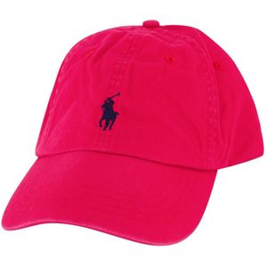 Ralph Lauren cap rood met logo
