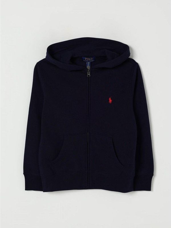 Polo Ralph Lauren - Fleece Hoodie - Marineblauw - Katoen