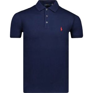Ralph Lauren - Poloshirt - Navy - Katoen/Elastaan