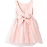 Vertbaudet Feestelijke meisjesjurk in satijn en tule