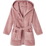 Kinderbadjas - Donkergroen - Met Capuchon - Badstof - Oeko-Tex Standaard 100