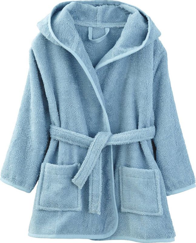 Kinderbadjas - Donkergroen - Met Capuchon - Badstof uit Katoen - Oeko-Tex Standaard 100