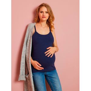 Colline - Set van 2 - Borstvoedingstopjes - Zwart/Wit - Gevlamd Jerseytricot