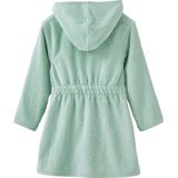 Kinderbadjas - Donkergroen - Katoen - Met Capuchon