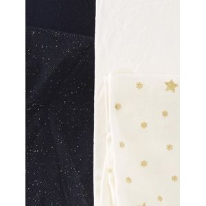 Set - 2 Paar Maillot - Iriserend Beige - 40 Denier - Oeko-Tex Standaard 100