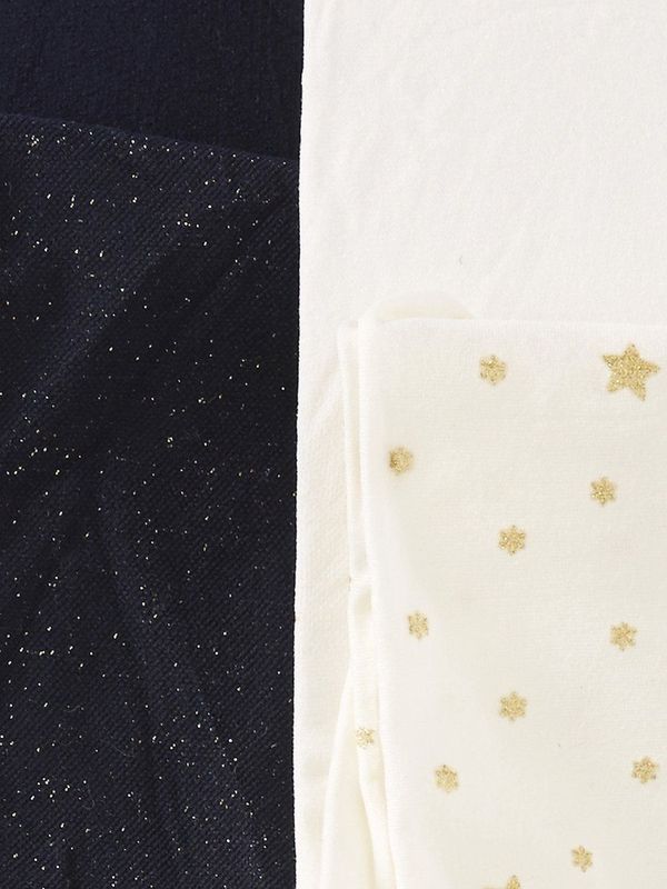 Set - 2 Paar Maillot - Iriserend Beige - 40 Denier - Oeko-Tex Standaard 100