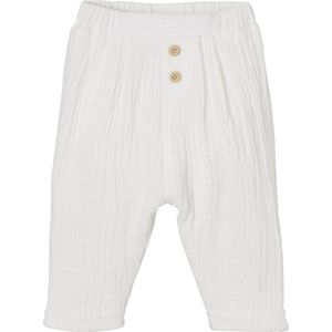 Broek - Harem-model - Wit - Hydrofiel Katoen - Baby Jongen