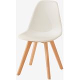 Scandinavische kinderstoel, zitgedeelte H 45 cm wit