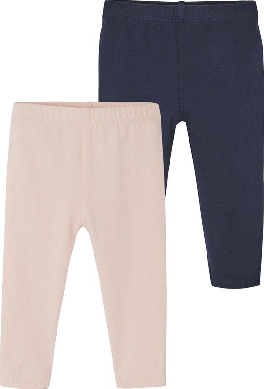 Vertbaudet Set van 2 lange baby-leggings meisje