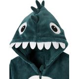 Vertbaudet - Jumpsuit Dinosaurus - Pluchen Polyester