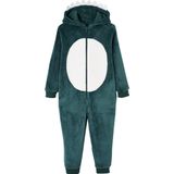 Vertbaudet - Jumpsuit Dinosaurus - Pluchen Polyester