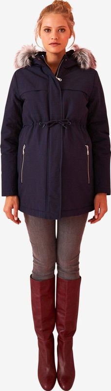 Vertbaudet - Meegroeiparka - Inktblauw - 3-in-1 - Voor Tijdens en Na de Zwangerschap