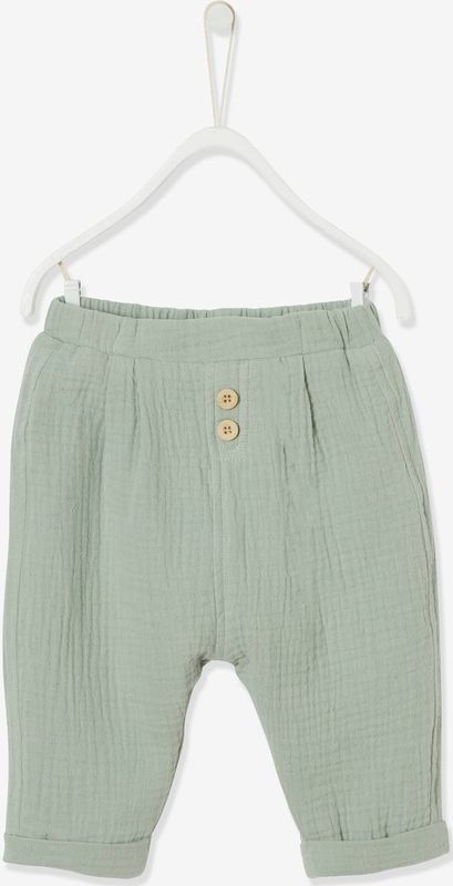 Vertbaudet - Harem-broek - Hydrofiel Katoen - Baby Jongen