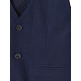 Jongensjasje - Mouwloos - Katoen/Linnen - Knoopsluiting - Stippenprint Voering