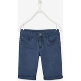 Bermuda - Licht Verwassen - Jongens - 98% Katoen - 5 Zakken - Oprolbare Pijpen