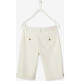 Boys - Bermuda - Blauw - Katoen/Linnen - 2 Italiaanse Zakken