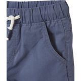 Jongensbermuda - Koraal - Katoenen Popeline - Taille Verstelbaar - Licht Verwassen Effect