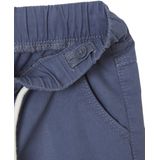 Jongensbermuda - Koraal - Katoenen Popeline - Taille Verstelbaar - Licht Verwassen Effect