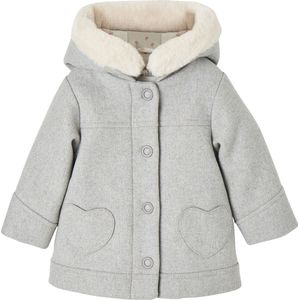 Vertbaudet - Jas met Capuchon - Baby - Meisje - Warm Wol