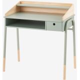 Basisschoolbureau - Ligne Amazone - Houtvezelplaten - Metaal - Grijs