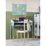 Basisschoolbureau - Ligne Amazone - Houtvezelplaten - Metaal - Grijs