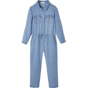 Lang jumpsuit gemaakt van flexibel lichtgewicht Lyocell� stone
