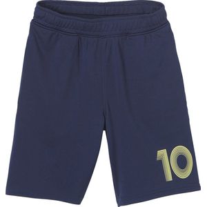 Jongens - Nummer 10 - Sportshort - Marineblauw - Technisch Materiaal, 100% Polyester