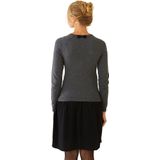 Vertbaudet - Jurk - Donkergrijs - Bi-materiaal - 2-in-1 Effect voor Zwangerschap en Borstvoeding