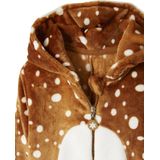 Vertbaudet - Onesie 'Kerstrendier' - Meisje - Pluche-effect