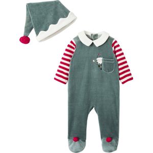 Vertbaudet - Kerstset - Pyjama + Muts - Unisex