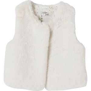 Bodywarmer - Imitatiebont - Zwart - 100% Polyester - Voering met Sterren