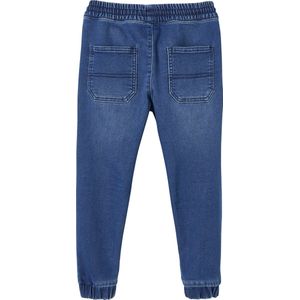 Vertbaudet Makkelijk aan te trekken jongensbroek van molton met denim-effect