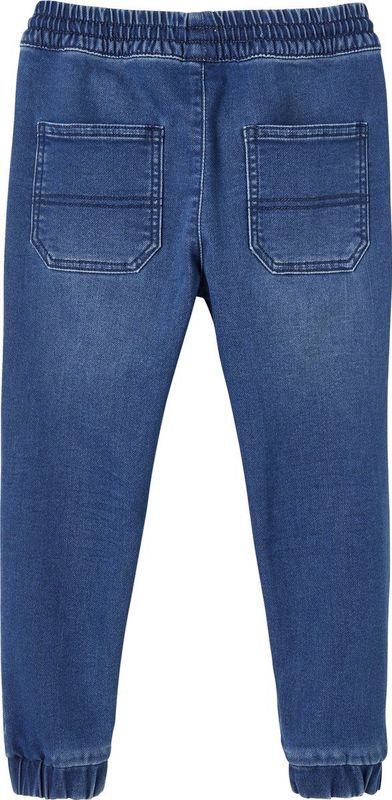Vertbaudet Makkelijk aan te trekken jongensbroek van molton met denim-effect