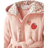 JARDIN DES ABEILLES - Babybadjas - Roze - Personaliseerbaar - Met Kap