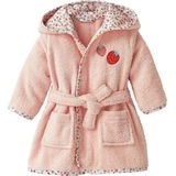 JARDIN DES ABEILLES - Babybadjas - Roze - Personaliseerbaar - Met Kap