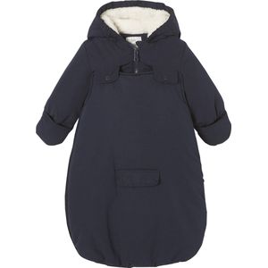 2 in 1 - Baby Voetenzakpakje - Inkt - Gevoerd en Gewatteerd - 100% Polyester