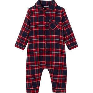 Flanellen - Babypyjama - Aalbes Ruit - Katoenflanel