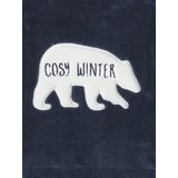 Badjas - Jongens - Pluchen Fleece - Blauw - 100% Polyester