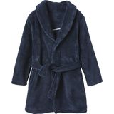 Badjas - Jongens - Pluchen Fleece - Blauw - 100% Polyester