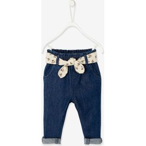 Vertbaudet - Babyjeans - Denim - Met Stoffen Riem